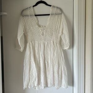 Free People eyelet dress